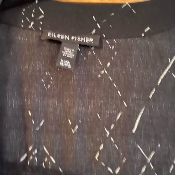 NWOT Eileen Fisher Constellations Printed Silk Tencel Kimono - Picture 8 of 10